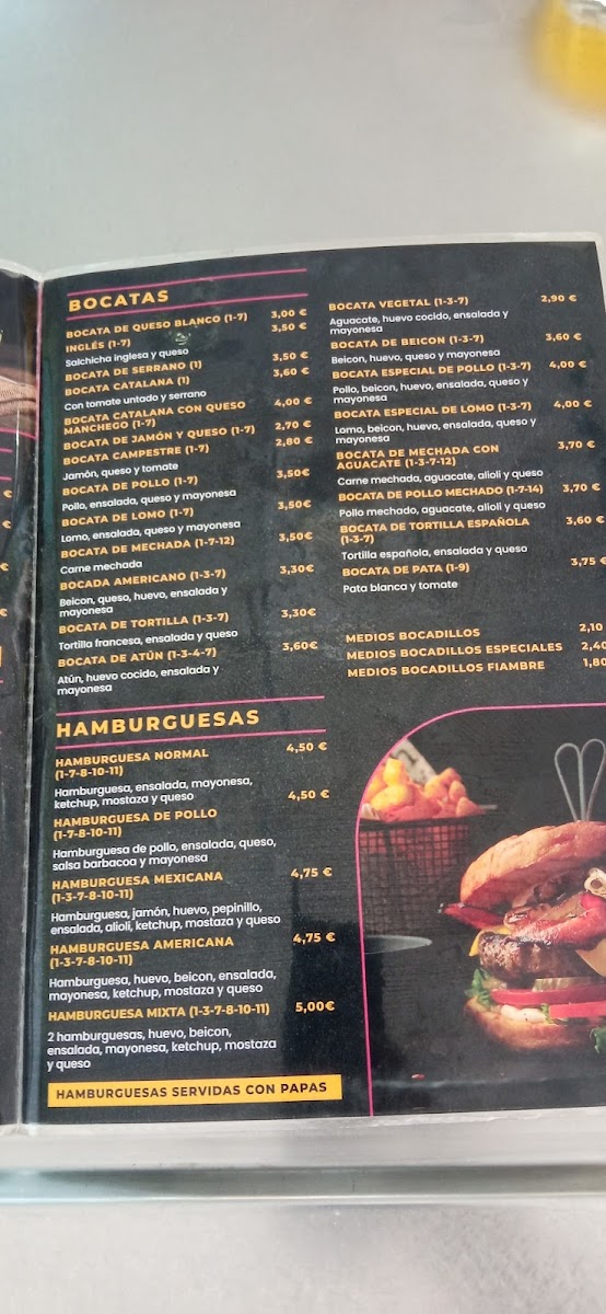 Menu Cafetería Sole-2