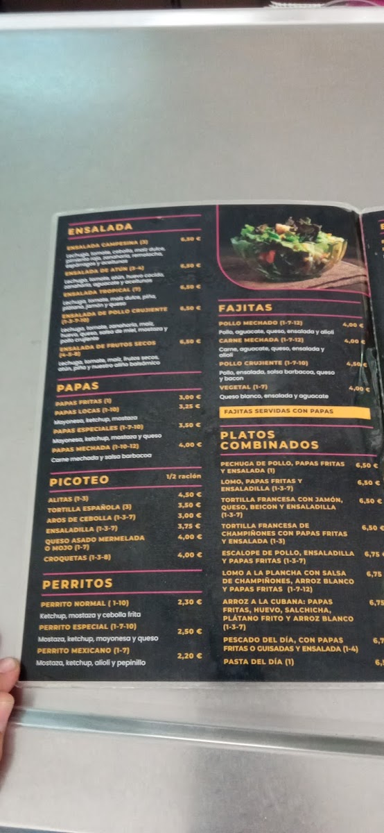 Menu Cafetería Sole-4